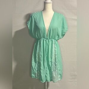 Aqua colored Bathing suit cover up